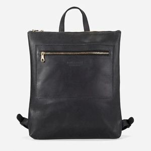 Parker Clay miramar black leather backpack